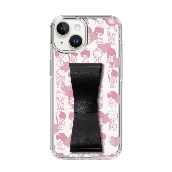 Slim Protection Case - STAND & RING RIBBON Black［ Rune Naito - RUNE Girl Kids ］