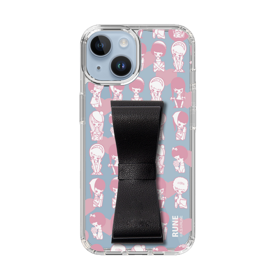 Slim Protection Case - STAND & RING RIBBON Black［ Rune Naito - RUNE Girl Kids ］