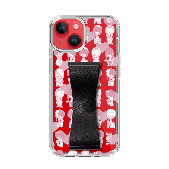 Slim Protection Case - STAND & RING RIBBON Black［ Rune Naito - RUNE Girl Kids ］
