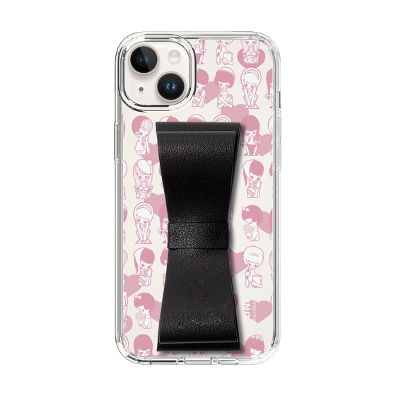 Slim Protection Case - STAND & RING RIBBON Black［ Rune Naito - RUNE Girl Kids ］