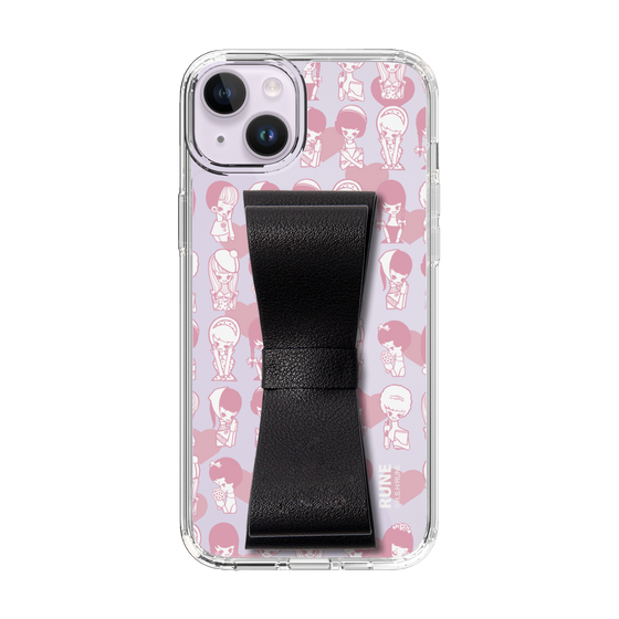 Slim Protection Case - STAND & RING RIBBON Black［ Rune Naito - RUNE Girl Kids ］