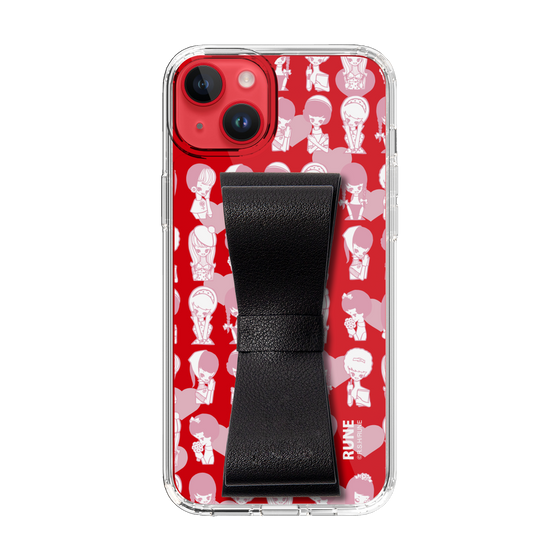 Slim Protection Case - STAND & RING RIBBON Black［ Rune Naito - RUNE Girl Kids ］