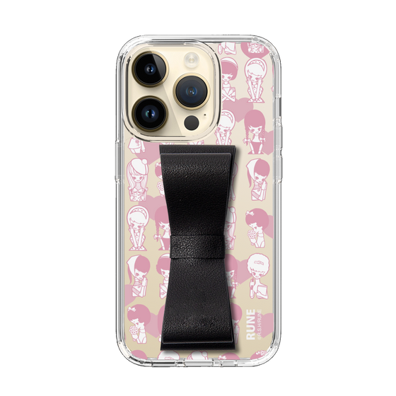 Slim Protection Case - STAND & RING RIBBON Black［ Rune Naito - RUNE Girl Kids ］