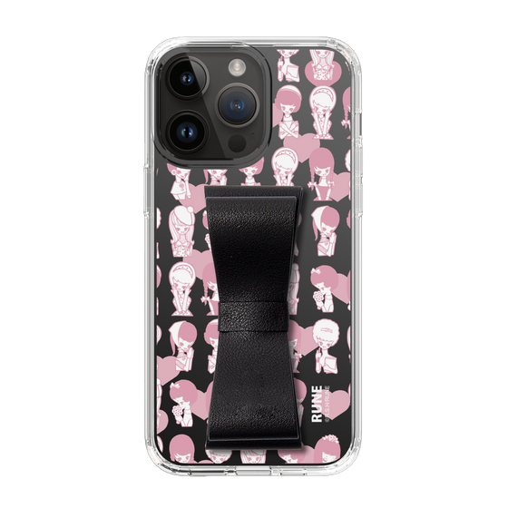 Slim Protection Case - STAND & RING RIBBON Black［ Rune Naito - RUNE Girl Kids ］