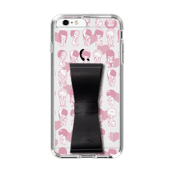 Slim Protection Case - STAND & RING RIBBON Black［ Rune Naito - RUNE Girl Kids ］