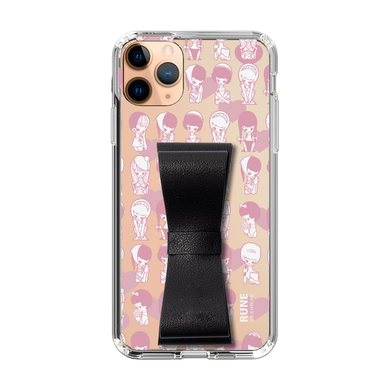 Slim Protection Case - STAND & RING RIBBON Black［ Rune Naito - RUNE Girl Kids ］