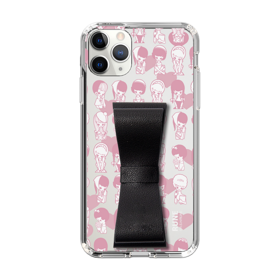 Slim Protection Case - STAND & RING RIBBON Black［ Rune Naito - RUNE Girl Kids ］