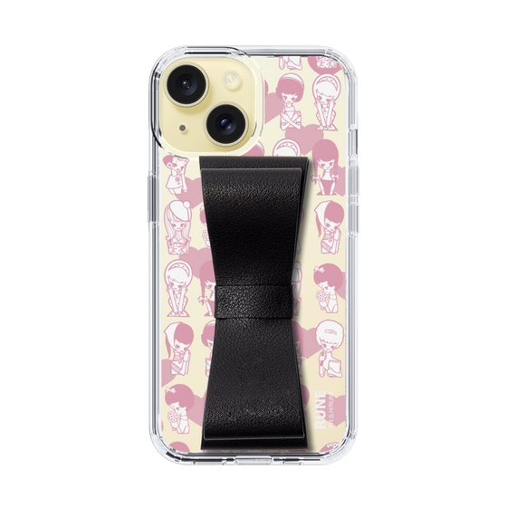 Slim Protection Case - STAND & RING RIBBON Black［ Rune Naito - RUNE Girl Kids ］