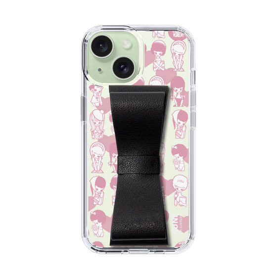 Slim Protection Case - STAND & RING RIBBON Black［ Rune Naito - RUNE Girl Kids ］