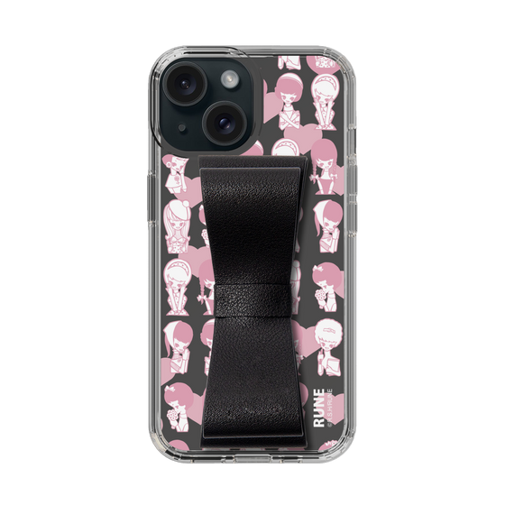 Slim Protection Case - STAND & RING RIBBON Black［ Rune Naito - RUNE Girl Kids ］