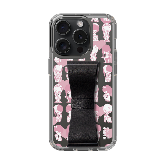 Slim Protection Case - STAND & RING RIBBON Black［ Rune Naito - RUNE Girl Kids ］