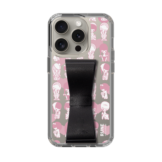 Slim Protection Case - STAND & RING RIBBON Black［ Rune Naito - RUNE Girl Kids ］