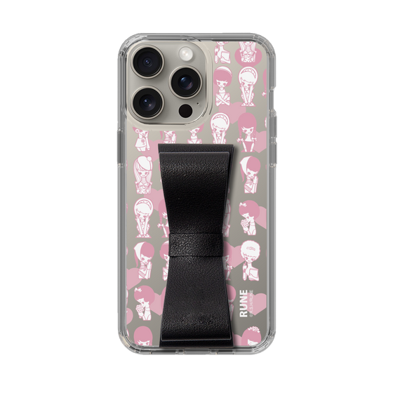 Slim Protection Case - STAND & RING RIBBON Black［ Rune Naito - RUNE Girl Kids ］