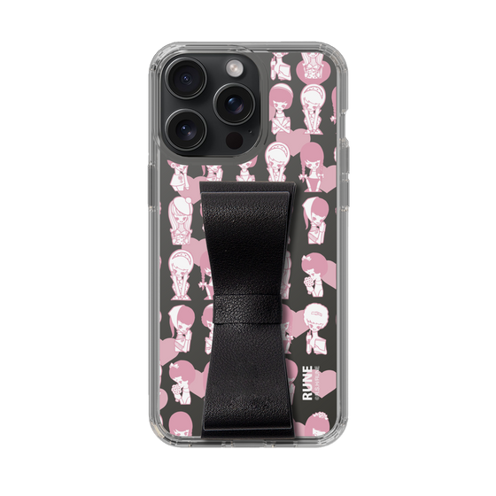 Slim Protection Case - STAND & RING RIBBON Black［ Rune Naito - RUNE Girl Kids ］