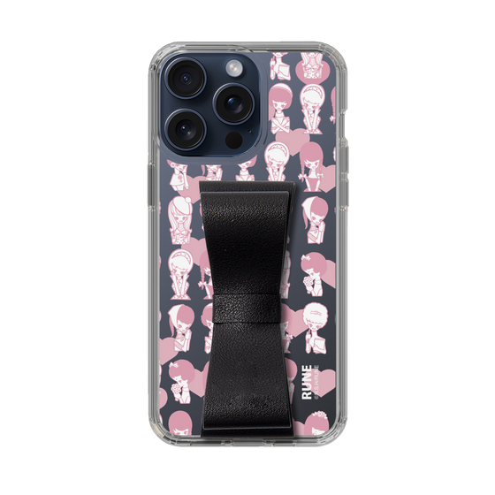 Slim Protection Case - STAND & RING RIBBON Black［ Rune Naito - RUNE Girl Kids ］