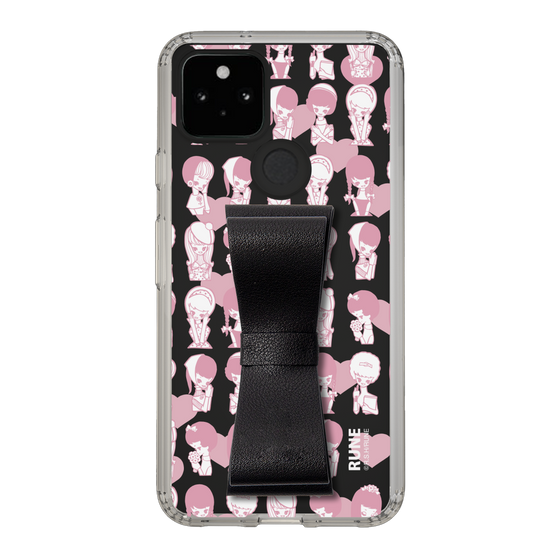 Slim Protection Case - STAND & RING RIBBON Black［ Rune Naito - RUNE Girl Kids ］