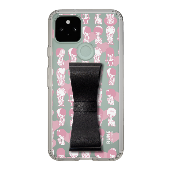 Slim Protection Case - STAND & RING RIBBON Black［ Rune Naito - RUNE Girl Kids ］