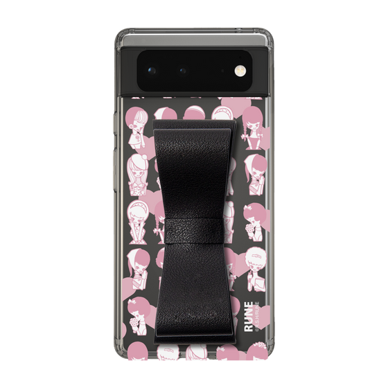 Slim Protection Case - STAND & RING RIBBON Black［ Rune Naito - RUNE Girl Kids ］