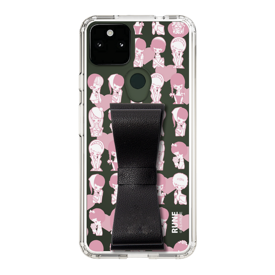 Slim Protection Case - STAND & RING RIBBON Black［ Rune Naito - RUNE Girl Kids ］