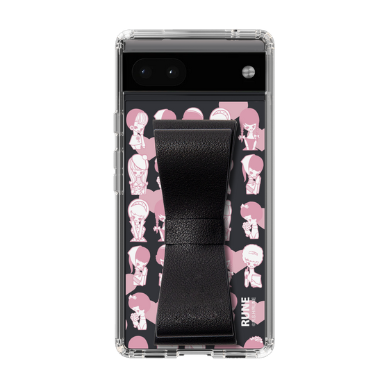Slim Protection Case - STAND & RING RIBBON Black［ Rune Naito - RUNE Girl Kids ］