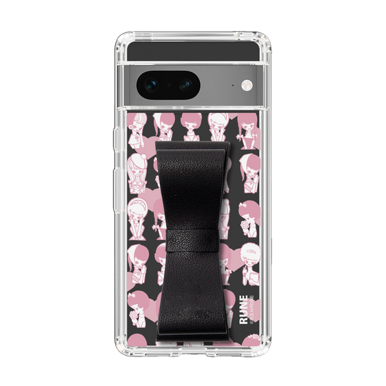 Slim Protection Case - STAND & RING RIBBON Black［ Rune Naito - RUNE Girl Kids ］