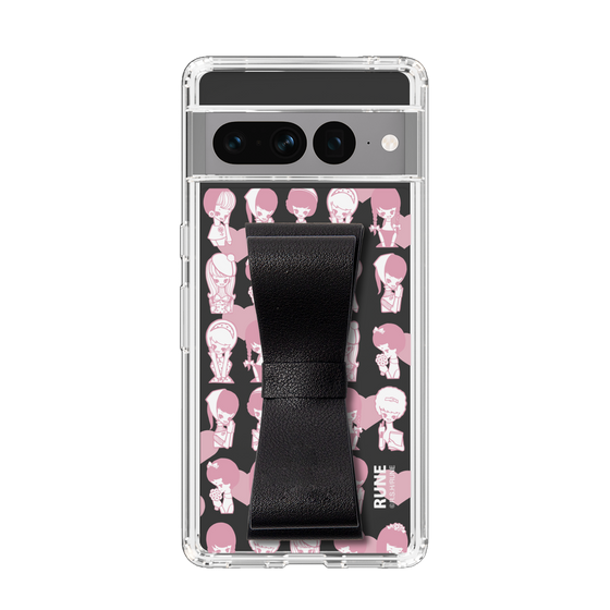 Slim Protection Case - STAND & RING RIBBON Black［ Rune Naito - RUNE Girl Kids ］