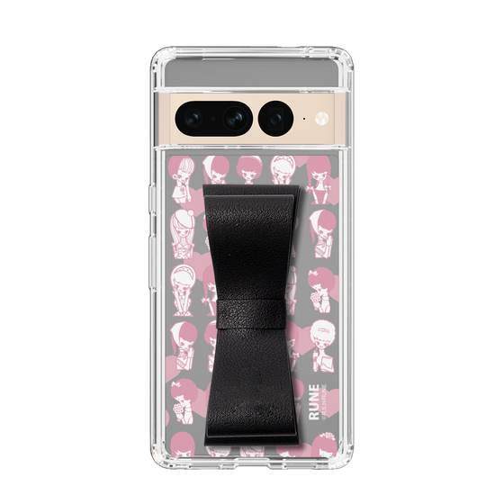 Slim Protection Case - STAND & RING RIBBON Black［ Rune Naito - RUNE Girl Kids ］