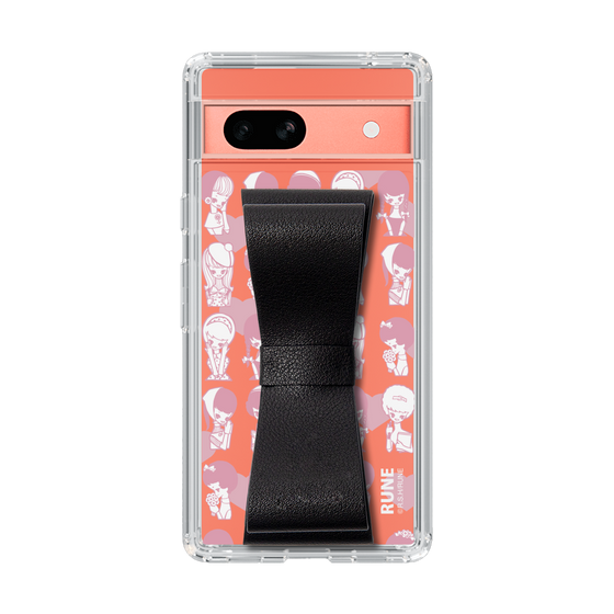 Slim Protection Case - STAND & RING RIBBON Black［ Rune Naito - RUNE Girl Kids ］
