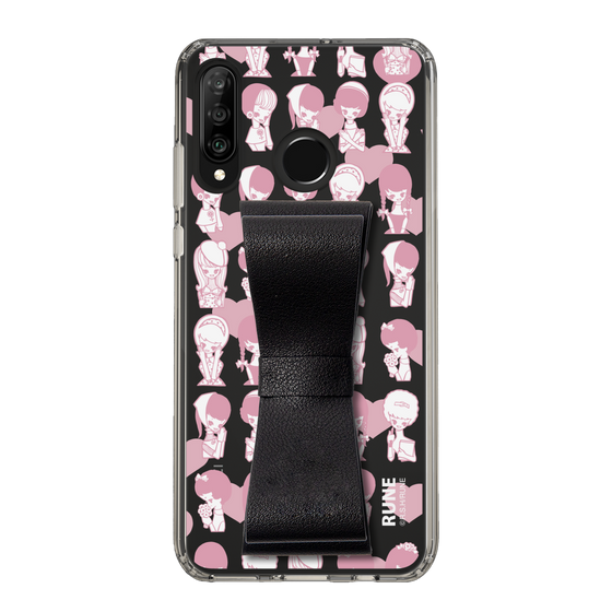 Slim Protection Case - STAND & RING RIBBON Black［ Rune Naito - RUNE Girl Kids ］