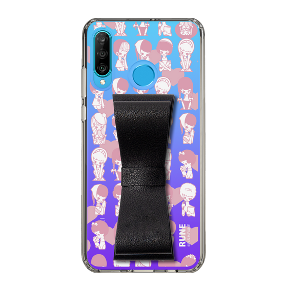 Slim Protection Case - STAND & RING RIBBON Black［ Rune Naito - RUNE Girl Kids ］
