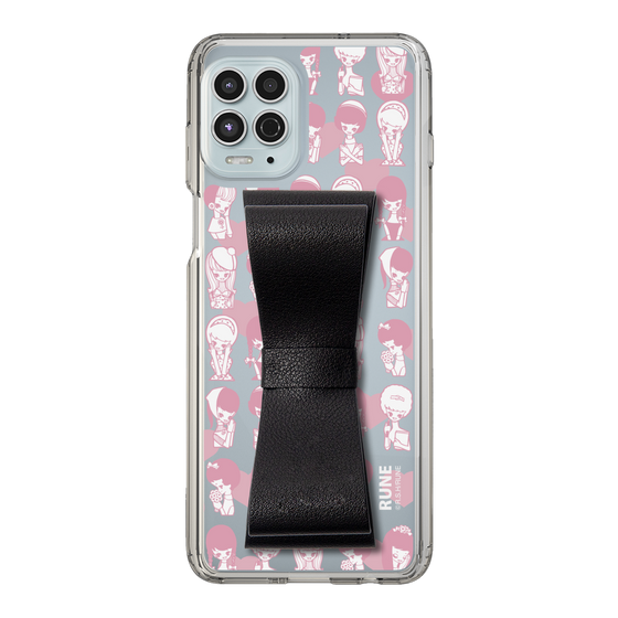 Slim Protection Case - STAND & RING RIBBON Black［ Rune Naito - RUNE Girl Kids ］