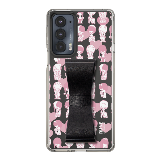 Slim Protection Case - STAND & RING RIBBON Black［ Rune Naito - RUNE Girl Kids ］