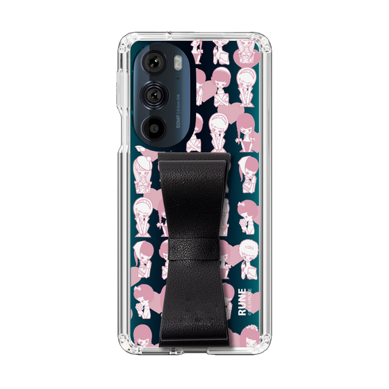 Slim Protection Case - STAND & RING RIBBON Black［ Rune Naito - RUNE Girl Kids ］