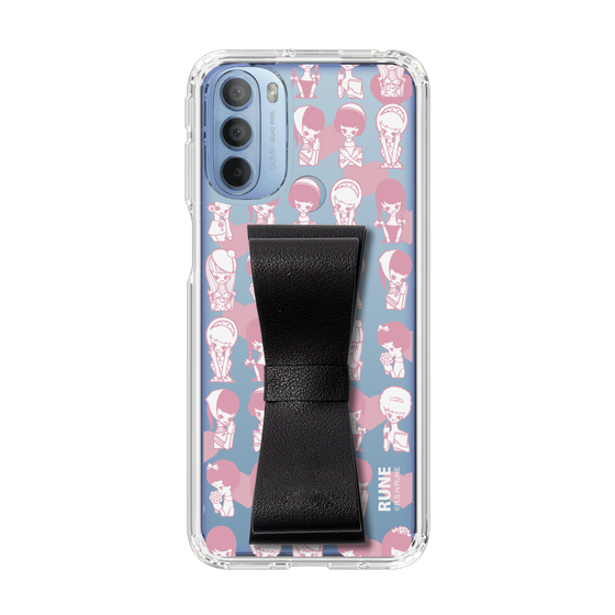 Slim Protection Case - STAND & RING RIBBON Black［ Rune Naito - RUNE Girl Kids ］
