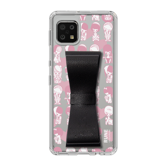 Slim Protection Case - STAND & RING RIBBON Black［ Rune Naito - RUNE Girl Kids ］