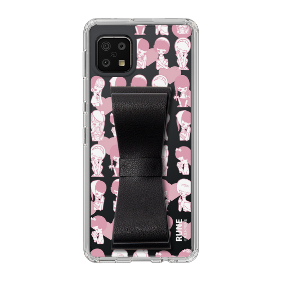 Slim Protection Case - STAND & RING RIBBON Black［ Rune Naito - RUNE Girl Kids ］