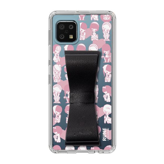 Slim Protection Case - STAND & RING RIBBON Black［ Rune Naito - RUNE Girl Kids ］