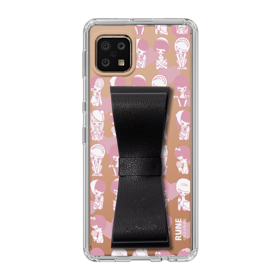 Slim Protection Case - STAND & RING RIBBON Black［ Rune Naito - RUNE Girl Kids ］