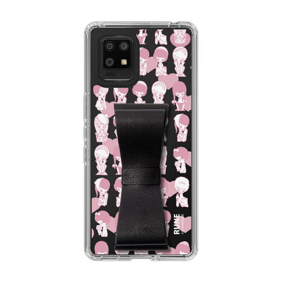 Slim Protection Case - STAND & RING RIBBON Black［ Rune Naito - RUNE Girl Kids ］