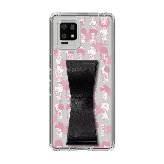 Slim Protection Case - STAND & RING RIBBON Black［ Rune Naito - RUNE Girl Kids ］