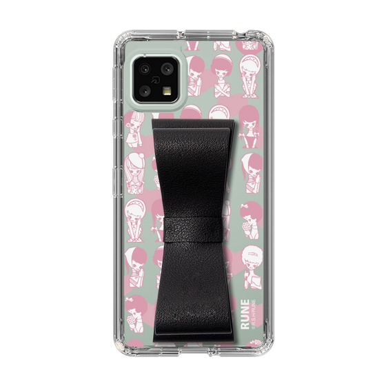 Slim Protection Case - STAND & RING RIBBON Black［ Rune Naito - RUNE Girl Kids ］