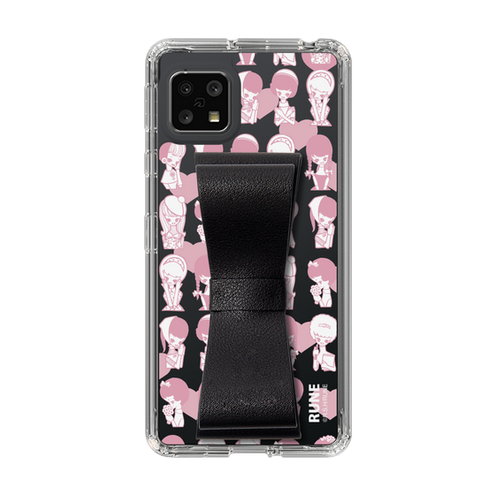 Slim Protection Case - STAND & RING RIBBON Black［ Rune Naito - RUNE Girl Kids ］