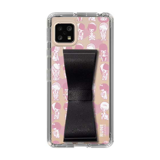 Slim Protection Case - STAND & RING RIBBON Black［ Rune Naito - RUNE Girl Kids ］