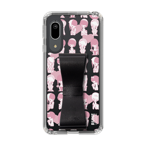 Slim Protection Case - STAND & RING RIBBON Black［ Rune Naito - RUNE Girl Kids ］