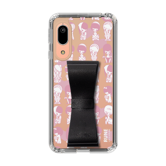 Slim Protection Case - STAND & RING RIBBON Black［ Rune Naito - RUNE Girl Kids ］
