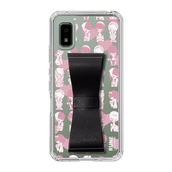 Slim Protection Case - STAND & RING RIBBON Black［ Rune Naito - RUNE Girl Kids ］