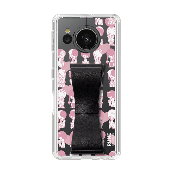Slim Protection Case - STAND & RING RIBBON Black［ Rune Naito - RUNE Girl Kids ］