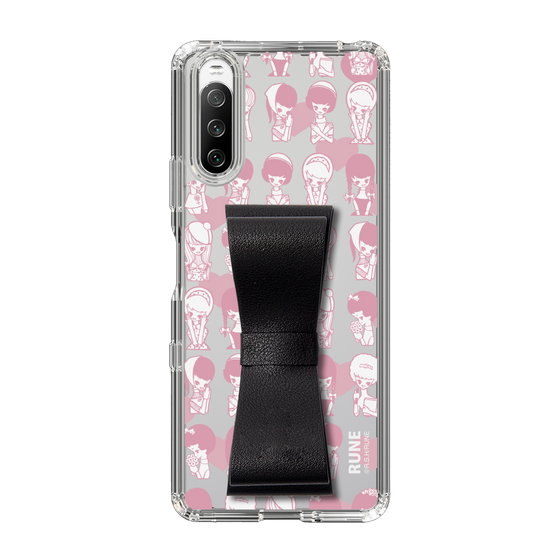 Slim Protection Case - STAND & RING RIBBON Black［ Rune Naito - RUNE Girl Kids ］