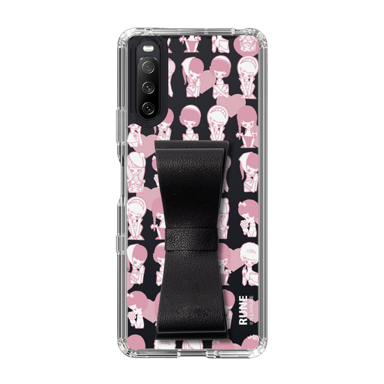 Slim Protection Case - STAND & RING RIBBON Black［ Rune Naito - RUNE Girl Kids ］