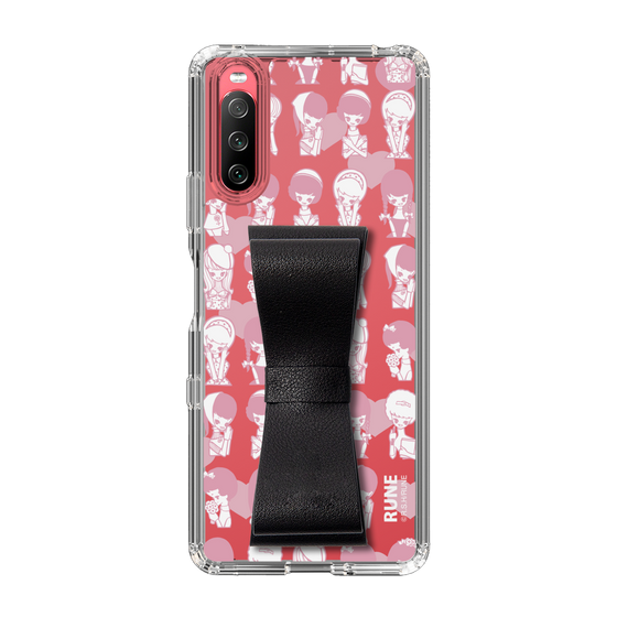 Slim Protection Case - STAND & RING RIBBON Black［ Rune Naito - RUNE Girl Kids ］
